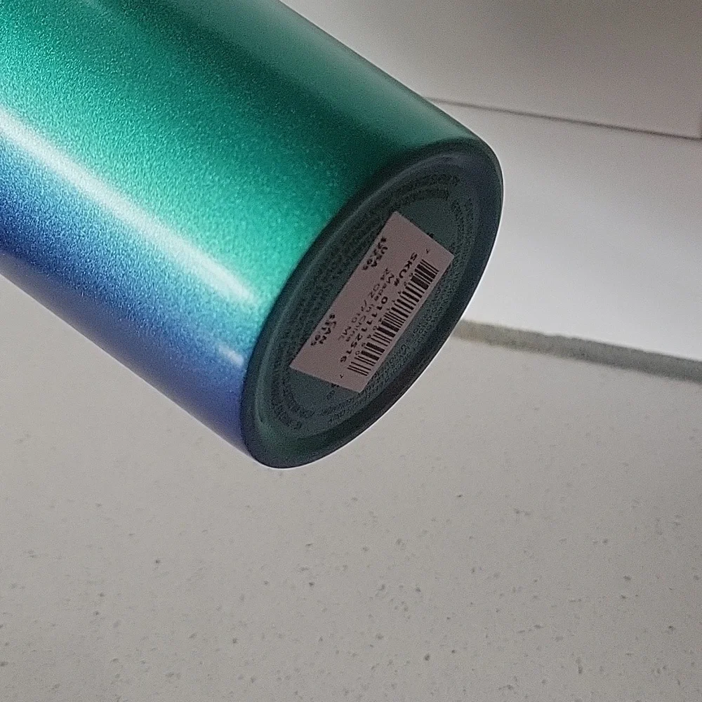 Starbucks 2019 Blue & Teal Metallic Ombre Stainless Steel 24oz Tumbler